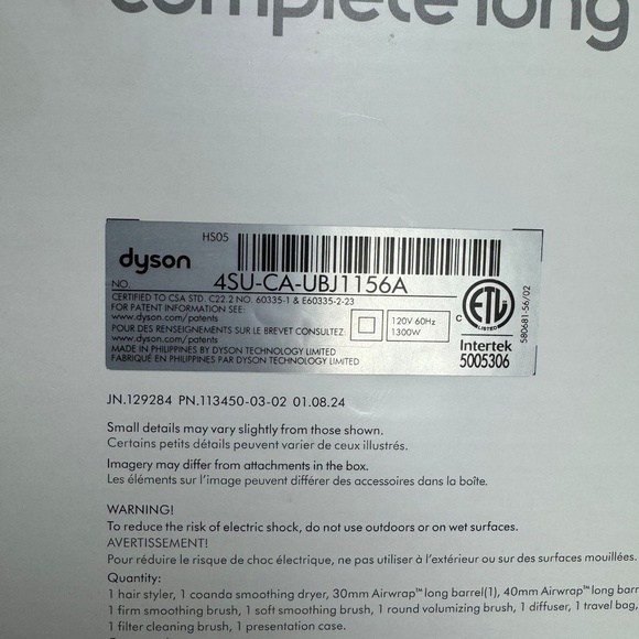 dyson airwrap complete long - Picture 3 of 3